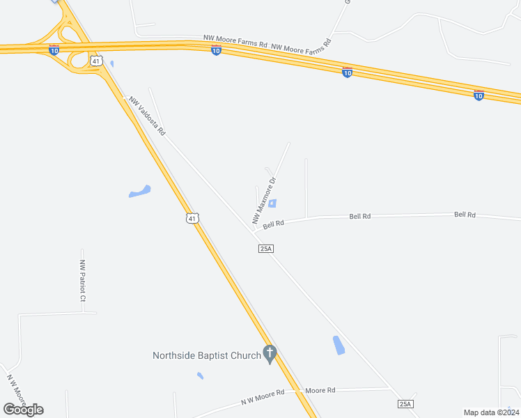 map of restaurants, bars, coffee shops, grocery stores, and more near 128 Northwest Maxmore Drive in Lake City