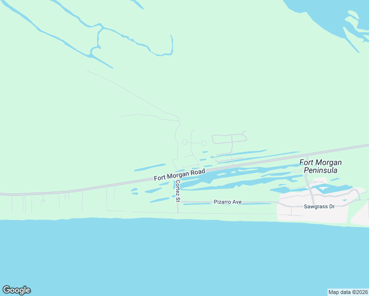 map of restaurants, bars, coffee shops, grocery stores, and more near 3301 The Rookery in Gulf Shores