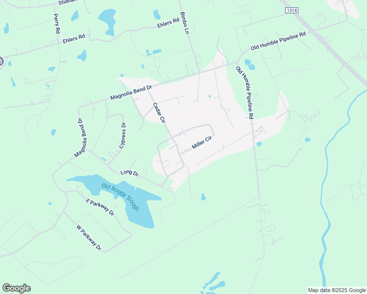 map of restaurants, bars, coffee shops, grocery stores, and more near 12110 Miller Circle in Conroe