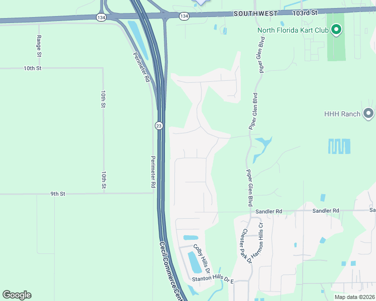 map of restaurants, bars, coffee shops, grocery stores, and more near 5865 Hulman Links Court in Jacksonville