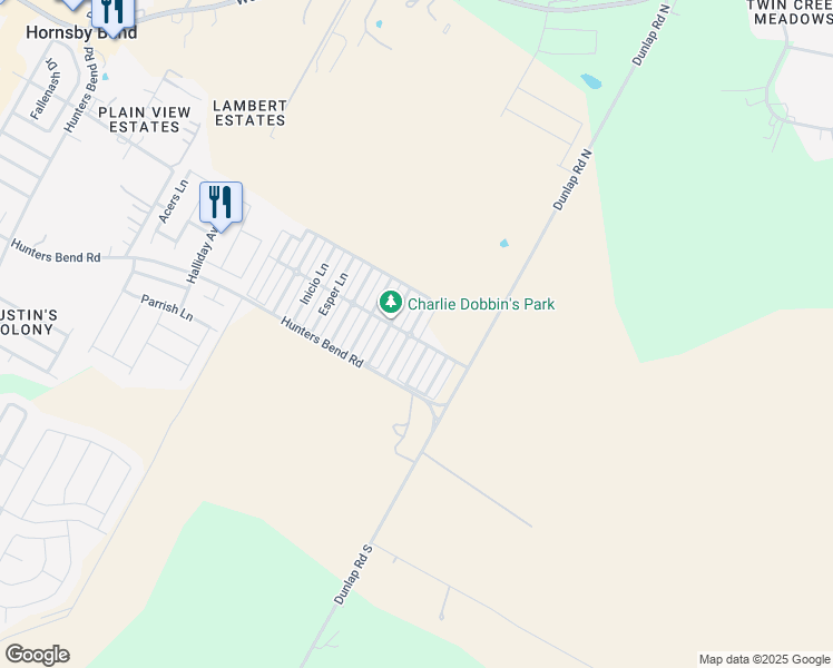 map of restaurants, bars, coffee shops, grocery stores, and more near 4531 Best Way in Austin