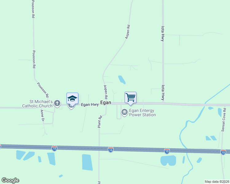 map of restaurants, bars, coffee shops, grocery stores, and more near 136 Gobel Road in Acadia