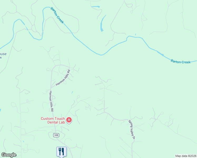 map of restaurants, bars, coffee shops, grocery stores, and more near 2591 Spring Valley Drive in Dripping Springs