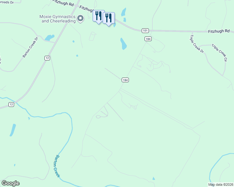map of restaurants, bars, coffee shops, grocery stores, and more near 12800 Silver Creek Road in Dripping Springs