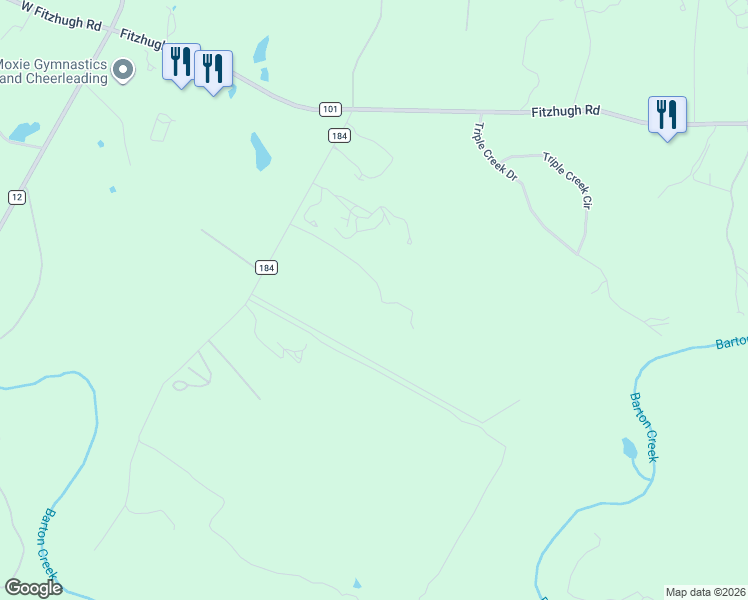map of restaurants, bars, coffee shops, grocery stores, and more near 12665 Silver Creek Road in Dripping Springs