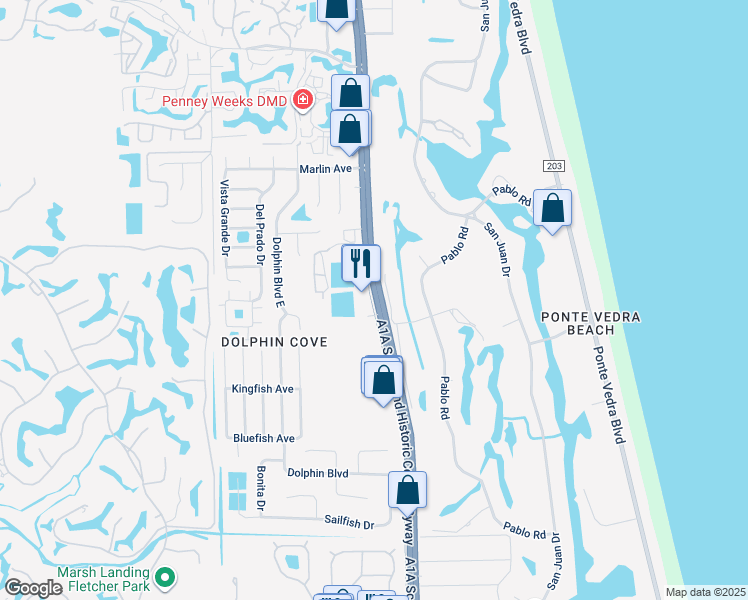 240 A1A N, Ponte Vedra FL Walk Score