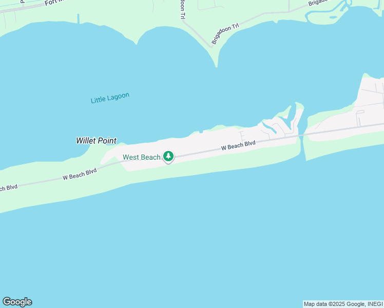 map of restaurants, bars, coffee shops, grocery stores, and more near 1905 West Beach Boulevard in Gulf Shores