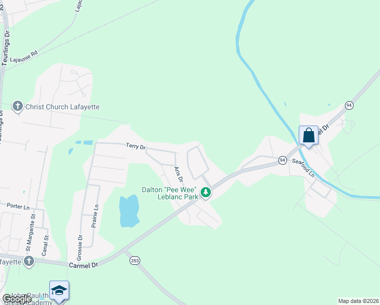 map of restaurants, bars, coffee shops, grocery stores, and more near 217 Laurelwood Drive in Lafayette