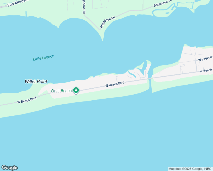 map of restaurants, bars, coffee shops, grocery stores, and more near 1841 West Beach Boulevard in Gulf Shores