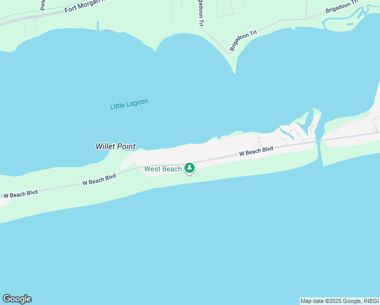 map of restaurants, bars, coffee shops, grocery stores, and more near 1940 West Beach Boulevard in Gulf Shores