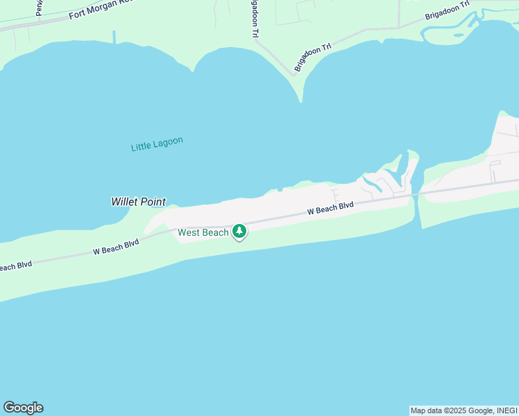 map of restaurants, bars, coffee shops, grocery stores, and more near 1905 West Beach Boulevard in Gulf Shores