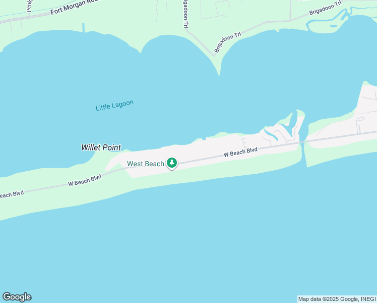 map of restaurants, bars, coffee shops, grocery stores, and more near 1920 West Beach Boulevard in Gulf Shores