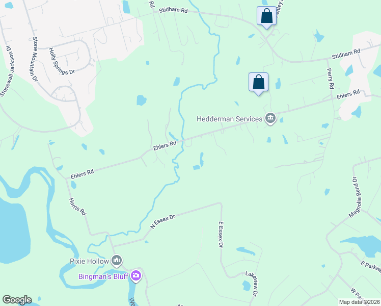 map of restaurants, bars, coffee shops, grocery stores, and more near 10382 Ehlers Road in Conroe