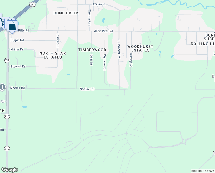 map of restaurants, bars, coffee shops, grocery stores, and more near 5103 Wymore Road in Panama City