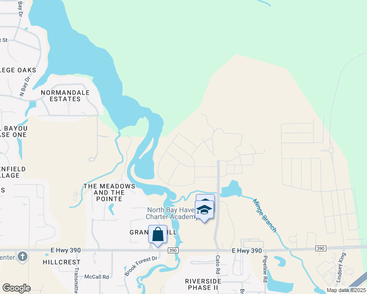 map of restaurants, bars, coffee shops, grocery stores, and more near 114 Redfish Way in Panama City