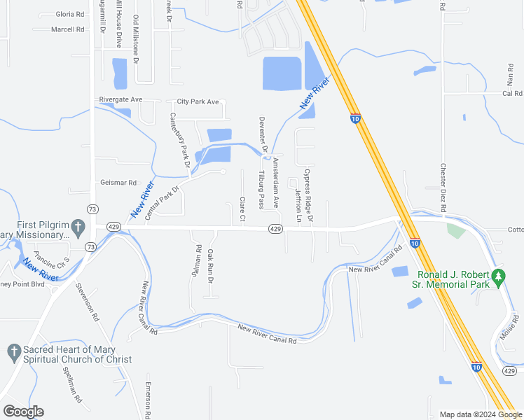 map of restaurants, bars, coffee shops, grocery stores, and more near 12062 Rotterdam Avenue in Geismar