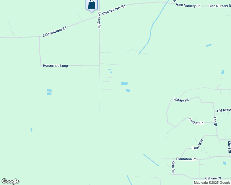 map of restaurants, bars, coffee shops, grocery stores, and more near 8958 Woods Lane in Glen Saint Mary