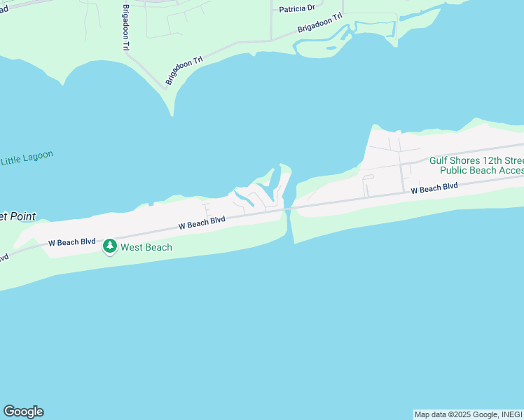map of restaurants, bars, coffee shops, grocery stores, and more near 1796 West Beach Boulevard in Gulf Shores