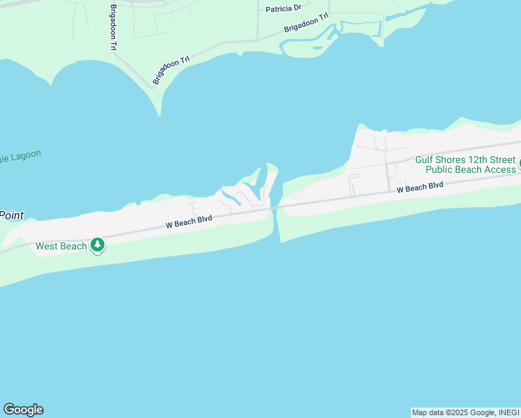 map of restaurants, bars, coffee shops, grocery stores, and more near 1604-1638 West Beach Boulevard in Gulf Shores