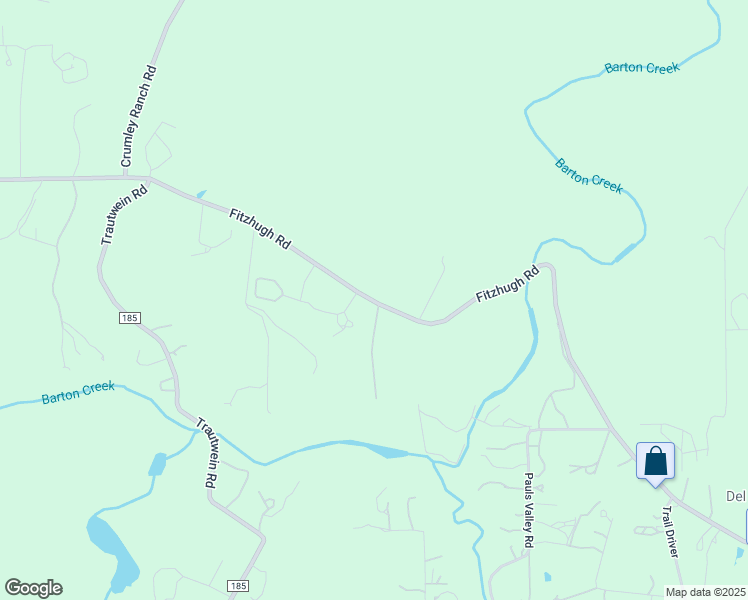 map of restaurants, bars, coffee shops, grocery stores, and more near 14509 Fitzhugh Road in Austin