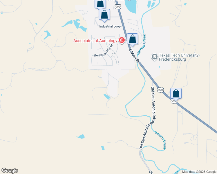 map of restaurants, bars, coffee shops, grocery stores, and more near 245 Sunday Circle in Fredericksburg