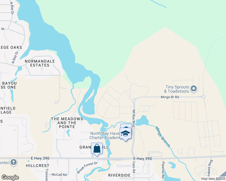 map of restaurants, bars, coffee shops, grocery stores, and more near 127 North Shoreview Drive in Panama City