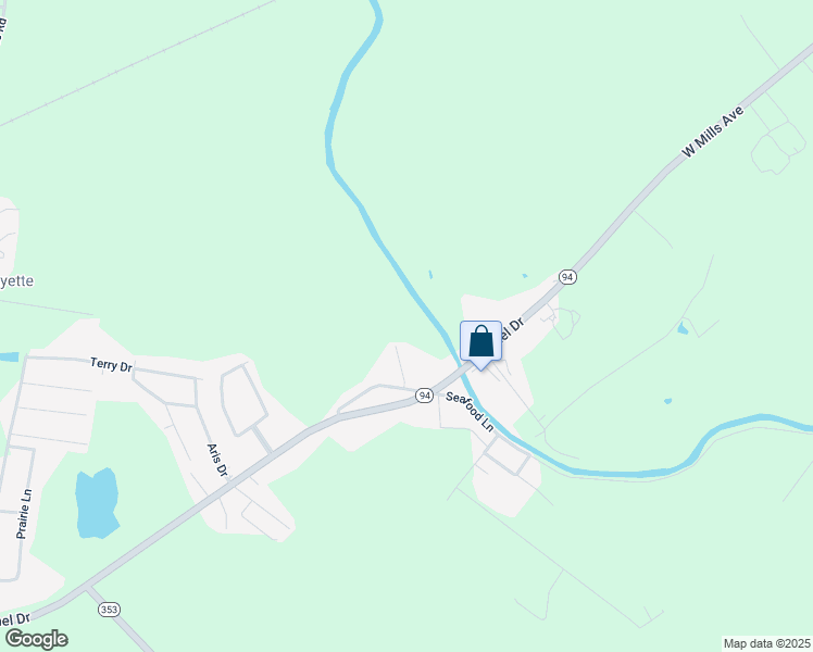 map of restaurants, bars, coffee shops, grocery stores, and more near 117 Leblanc Road in Lafayette