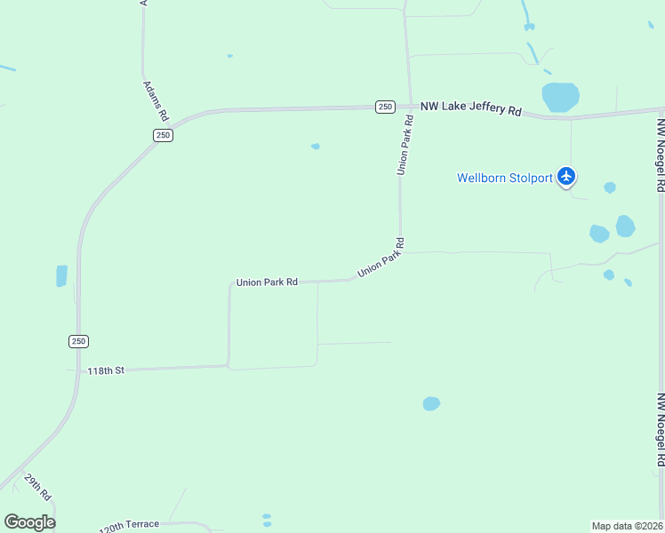 map of restaurants, bars, coffee shops, grocery stores, and more near 596 Union Park Road in Wellborn