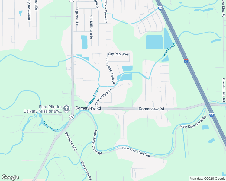 map of restaurants, bars, coffee shops, grocery stores, and more near 12141 Central Park Drive in Geismar