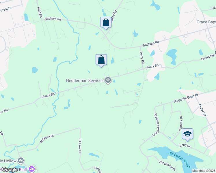 map of restaurants, bars, coffee shops, grocery stores, and more near 10678 Ehlers Road in Conroe