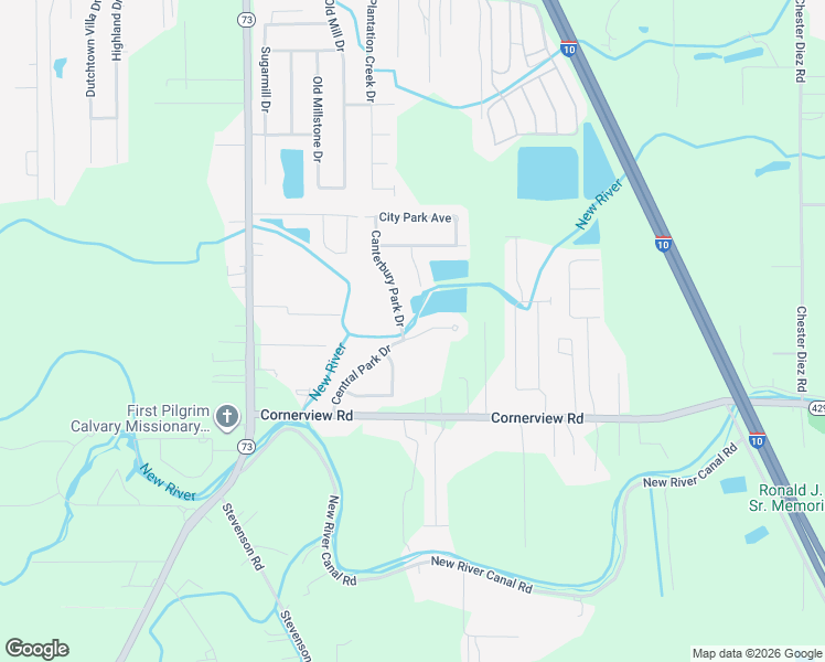map of restaurants, bars, coffee shops, grocery stores, and more near 12141 Central Park Drive in Geismar