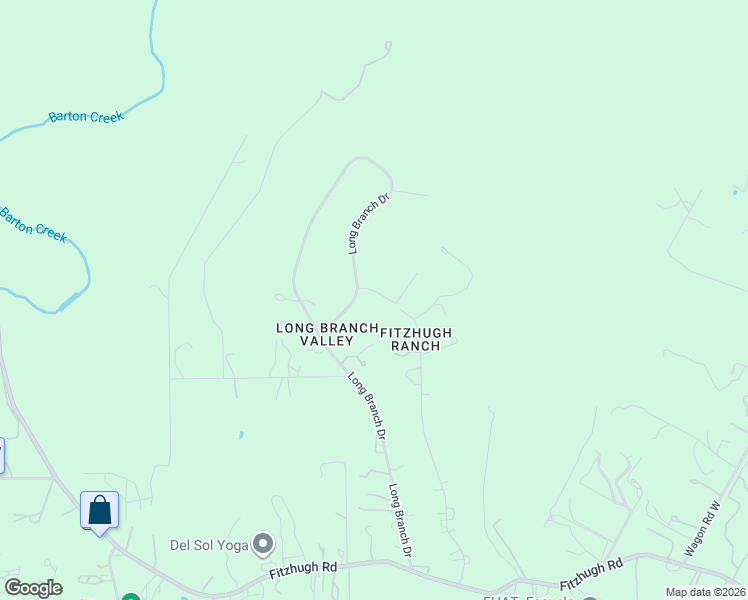 map of restaurants, bars, coffee shops, grocery stores, and more near 10908 Long Branch Drive in Austin