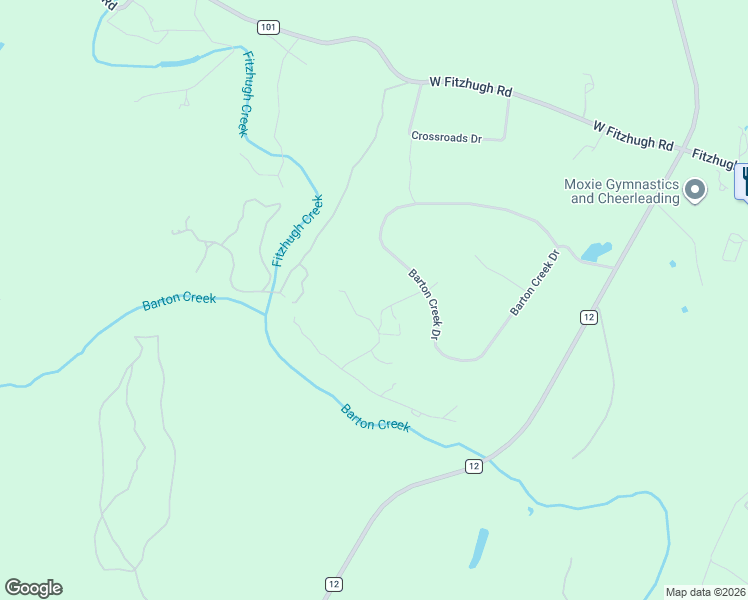map of restaurants, bars, coffee shops, grocery stores, and more near 101 Barton Ranch Circle in Dripping Springs