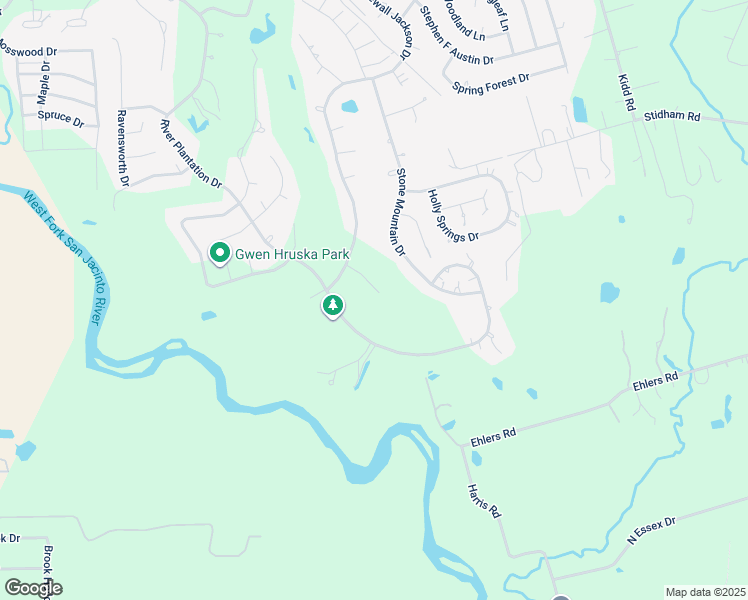 map of restaurants, bars, coffee shops, grocery stores, and more near 138 Jeb Stuart Lane in Conroe