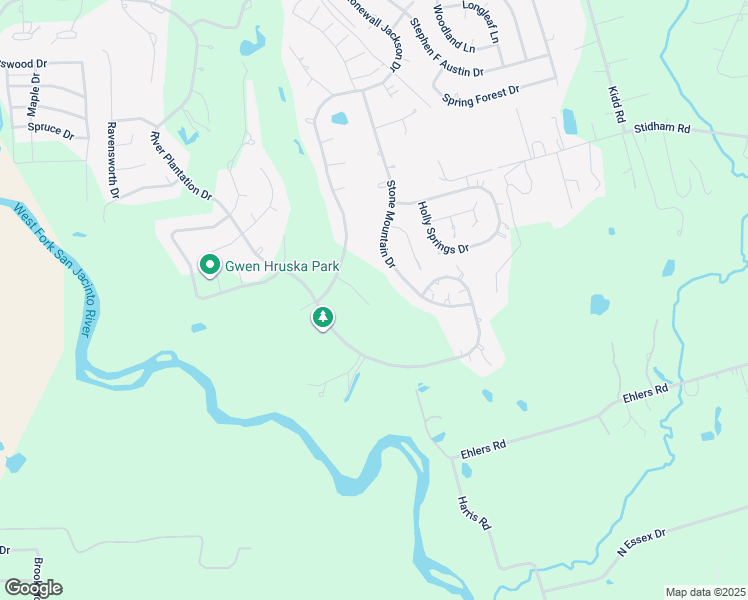 map of restaurants, bars, coffee shops, grocery stores, and more near 138 Jeb Stuart Lane in Conroe