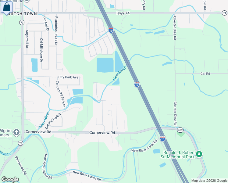 map of restaurants, bars, coffee shops, grocery stores, and more near 37398 Cypress Trace Avenue in Geismar
