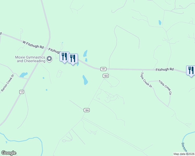 map of restaurants, bars, coffee shops, grocery stores, and more near 16413 Fitzhugh Road in Dripping Springs