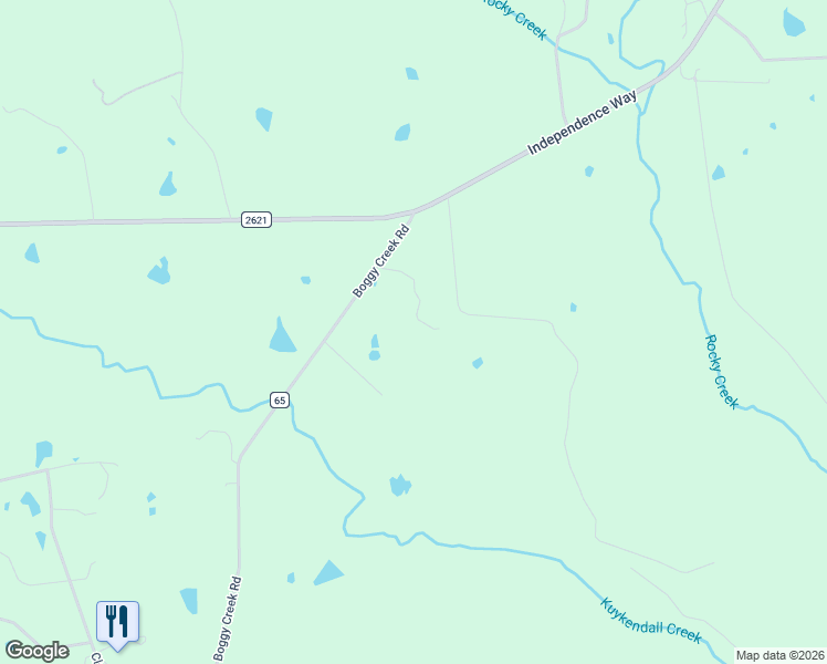 map of restaurants, bars, coffee shops, grocery stores, and more near 6240 Farm to Market Road 2621 in Brenham