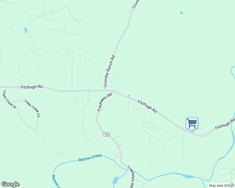 map of restaurants, bars, coffee shops, grocery stores, and more near 14509 Fitzhugh Road in Austin