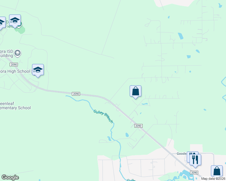 map of restaurants, bars, coffee shops, grocery stores, and more near 14320 Morgan Drive in Splendora