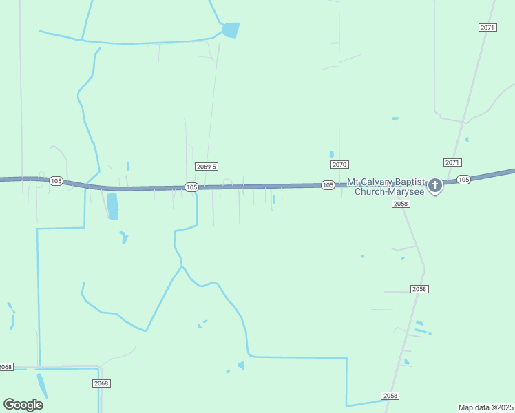 map of restaurants, bars, coffee shops, grocery stores, and more near 2272 Texas 105 in Liberty