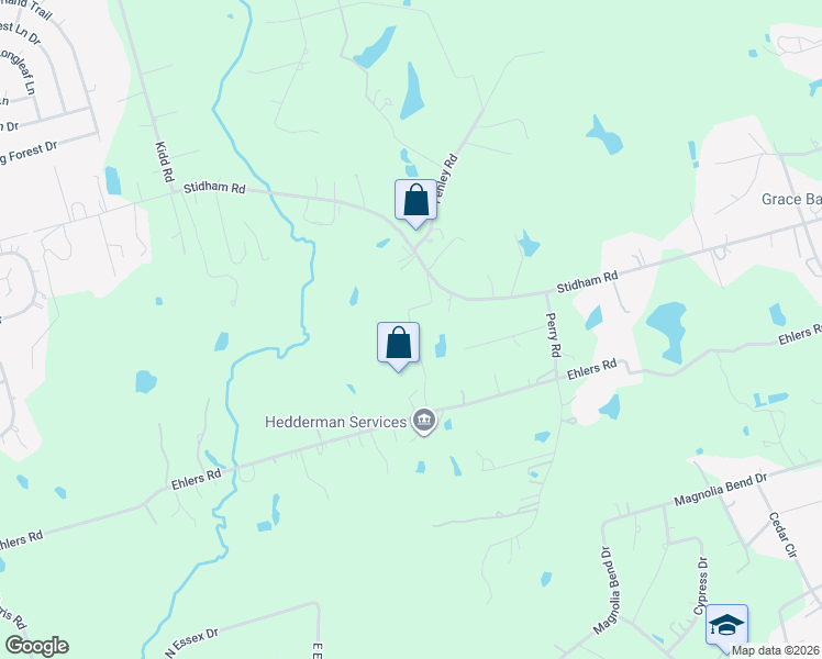 map of restaurants, bars, coffee shops, grocery stores, and more near 10786 Stidham Road in Conroe