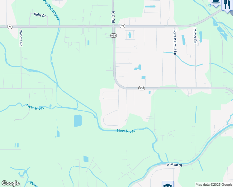 map of restaurants, bars, coffee shops, grocery stores, and more near 12255 Grand Wood Avenue in Gonzales