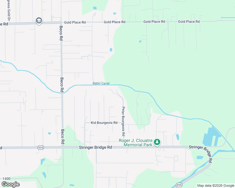 map of restaurants, bars, coffee shops, grocery stores, and more near 12255 Peter Bourgeois Road in Saint Amant