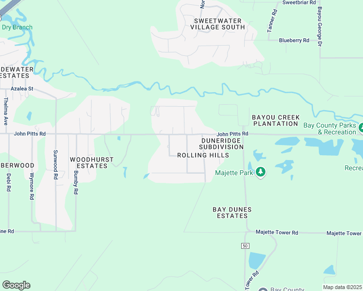 map of restaurants, bars, coffee shops, grocery stores, and more near 5426 Rushmore Drive in Panama City