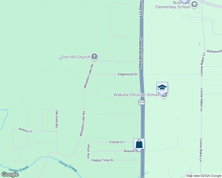 map of restaurants, bars, coffee shops, grocery stores, and more near in Crawfordville