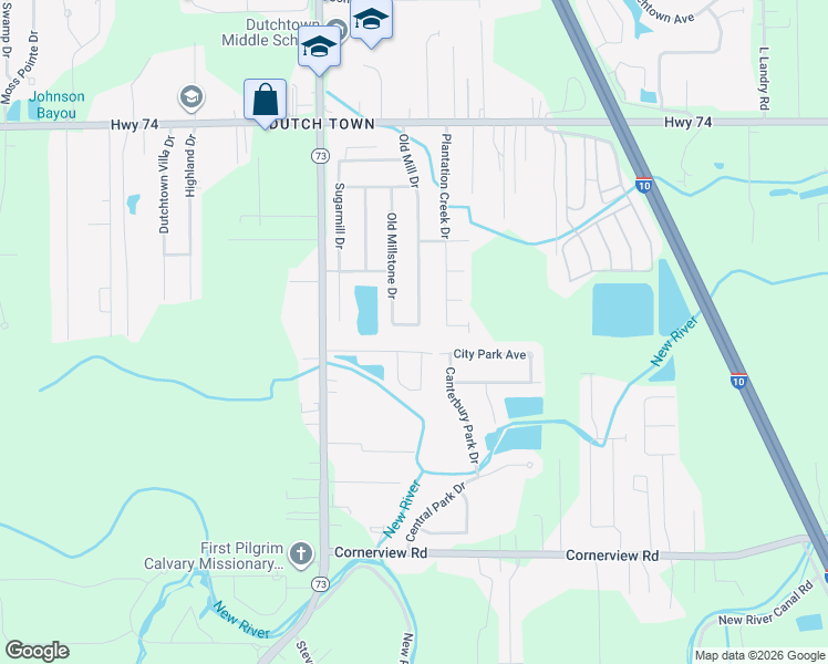 map of restaurants, bars, coffee shops, grocery stores, and more near 37093 Mill Run Avenue in Geismar