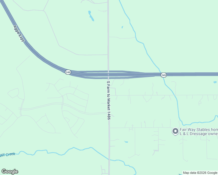 map of restaurants, bars, coffee shops, grocery stores, and more near 15889 South Farm to Market 1486 in Montgomery