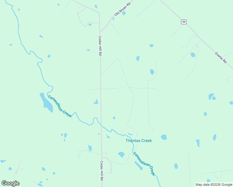 map of restaurants, bars, coffee shops, grocery stores, and more near 5750 Cedar Hill Road in Brenham