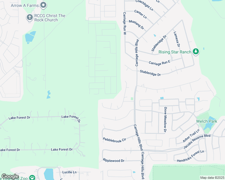 map of restaurants, bars, coffee shops, grocery stores, and more near 2413 Canter Court in Conroe
